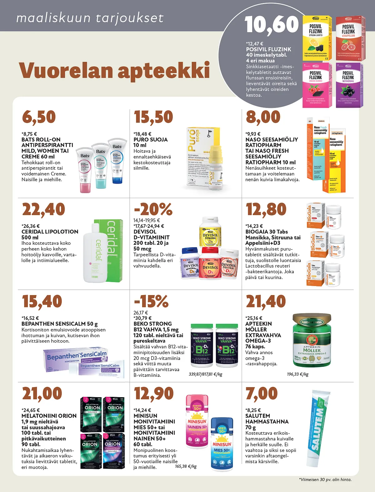 Apteekin tarjoukset
