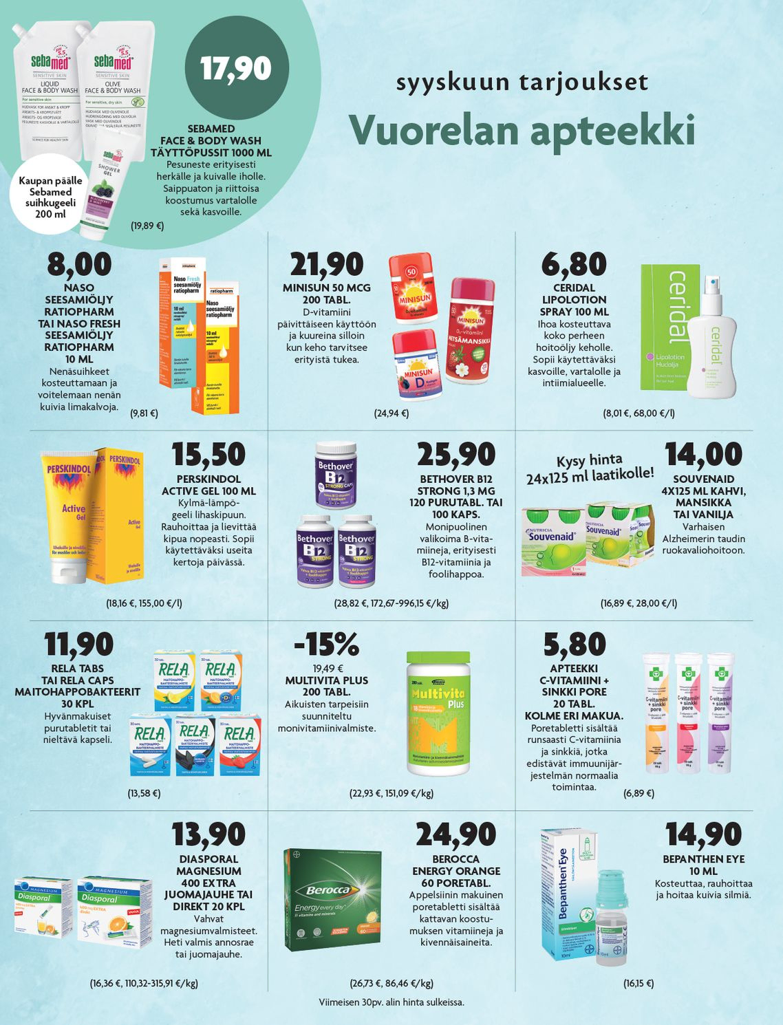 Apteekin tarjoukset