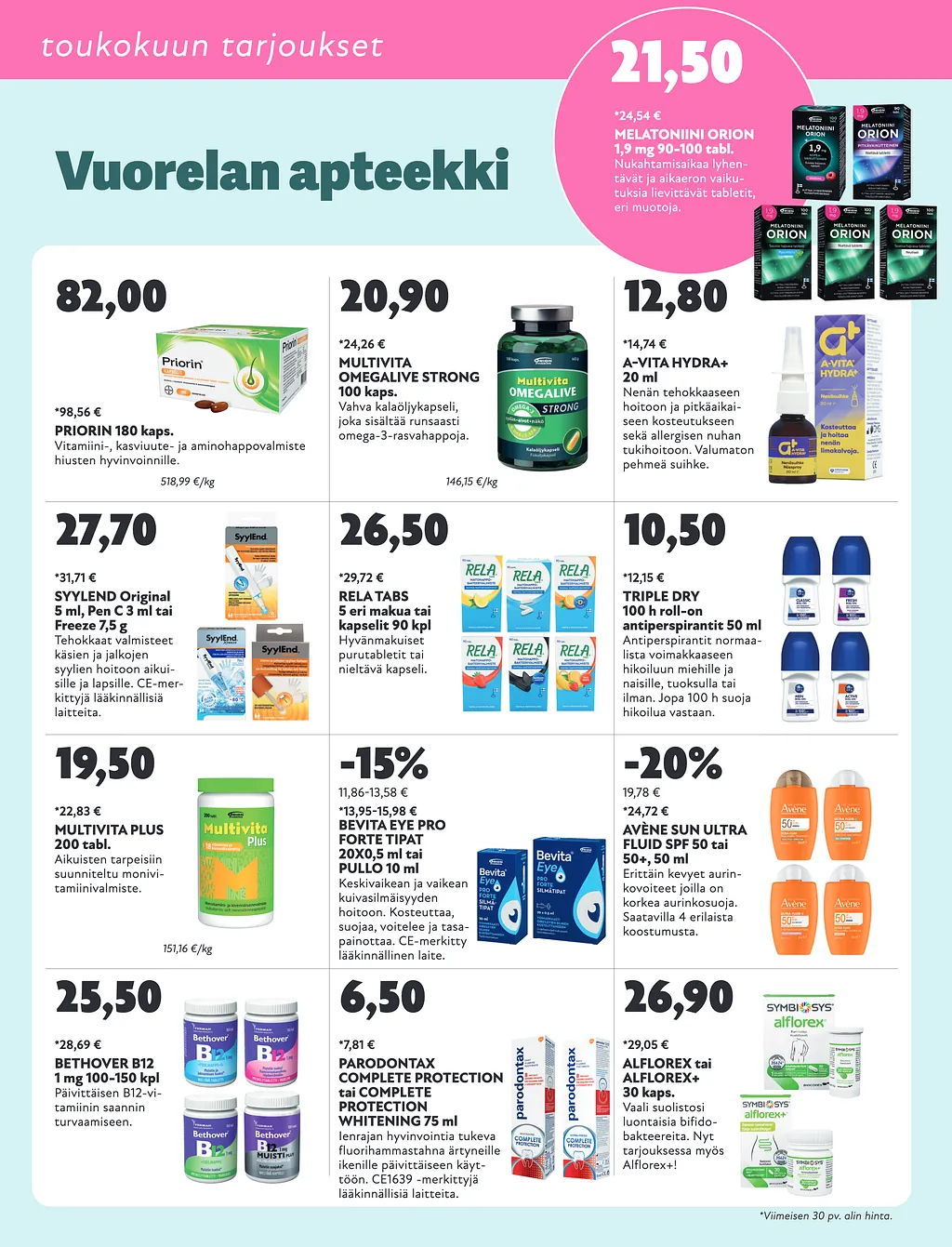 Apteekin tarjoukset