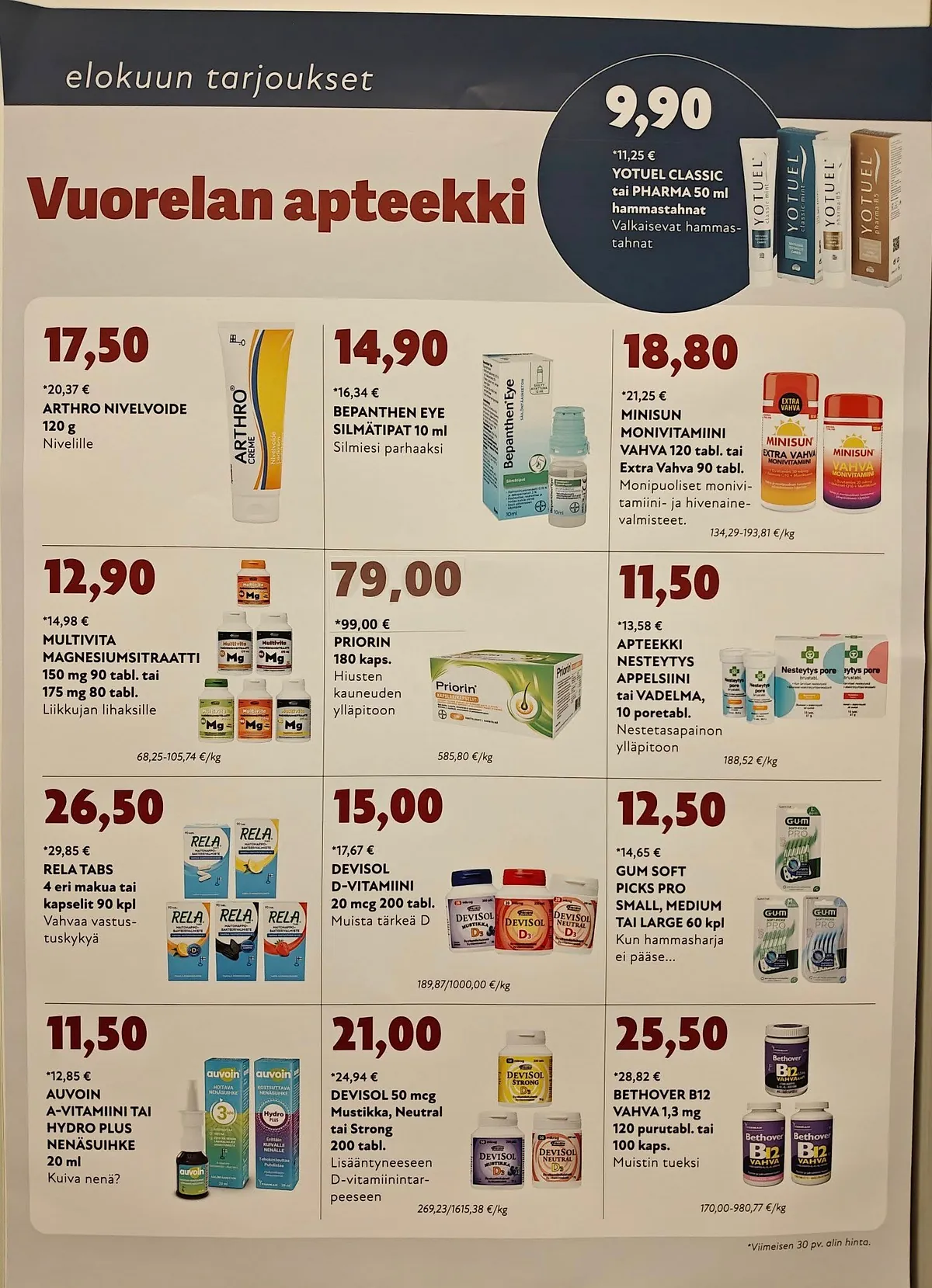 Apteekin tarjoukset
