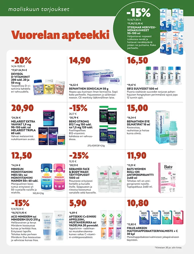Apteekin tarjoukset